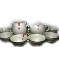 Набор для чайной церемонии, фарфор Жу Яо, 8 предметов
