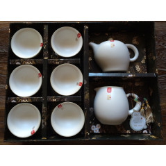 Набор для чайной церемонии, фарфор Жу Яо, 8 предметов