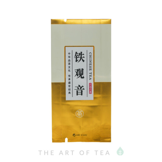 Пакет Chinese Tea малый, золотой, 5*10,5 см