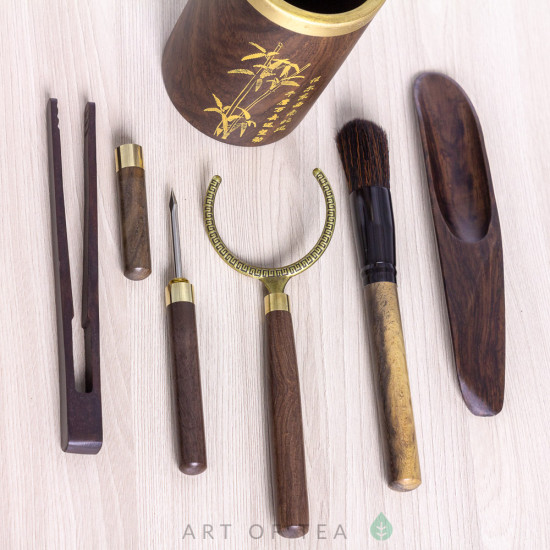 Инструменты для чайной церемонии Чацзюй #15, венге
