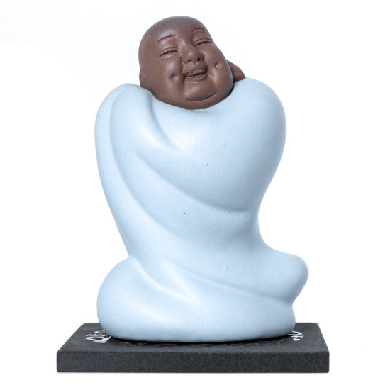 Фигурка Монах в одеянии #1, глина, глазурь, 10 см