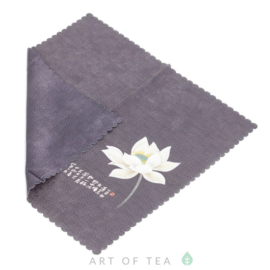Чайное полотенце Цветок лотоса, 30*30 см