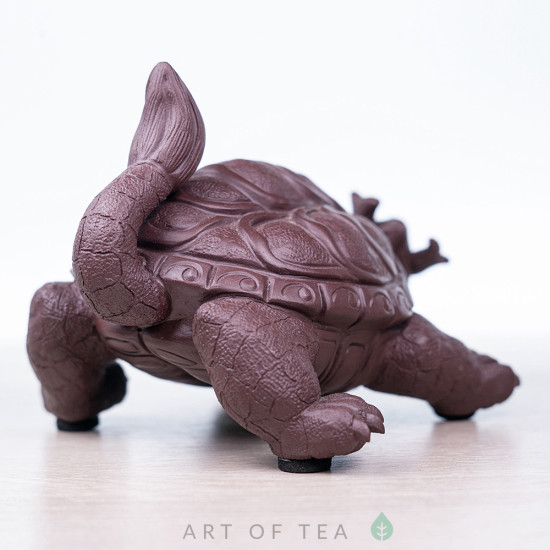Фигурка Черепаха-дракон, исинская глина, 12 см