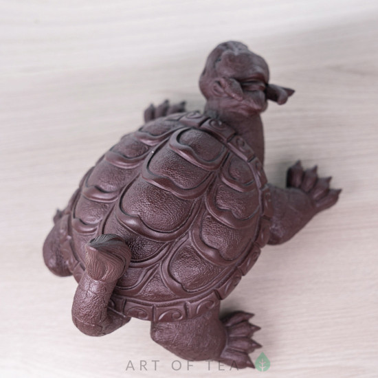 Фигурка Черепаха-дракон, исинская глина, 12 см