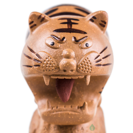 Фигурка Орущий кот, исинская глина, 12 см