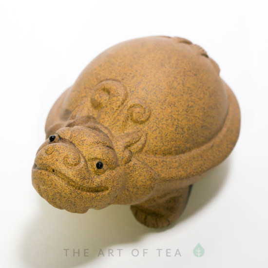 Чайная фигурка Песочная Черепаха-Дракон, глина