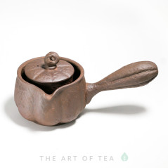 Чайник-чахай Тыква, с боковой ручкой, глина, 250 мл