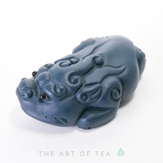 Чайная фигурка Пи Сю, синяя глина