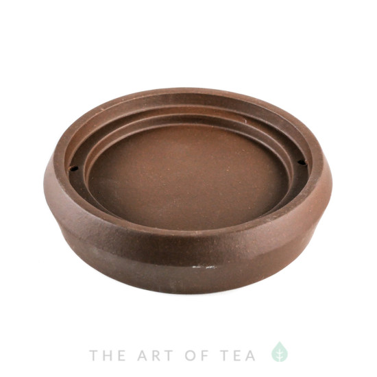 Подставка под чайник Чай, коричневая, глина