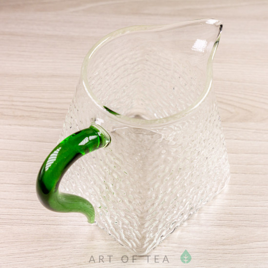 Чахай Трапеция с зелёной ручкой, отбивное стекло, 325 мл