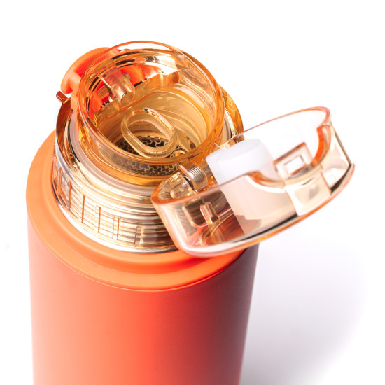 Термобутылка Sama Doyo MC-05, оранжевая, 380 мл
