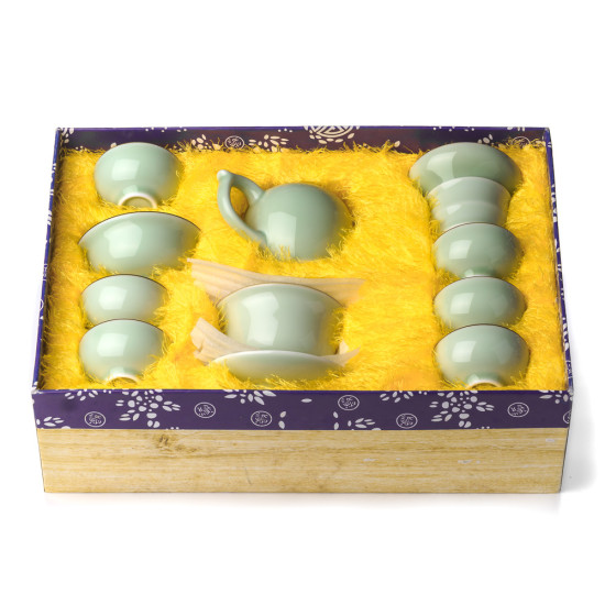 Набор для чайной церемонии Селадоновые Рыбки s110, 10 предметов