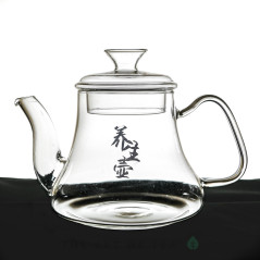Чайник для воды "Иероглифы", огнеупорное стекло, 1200 мл