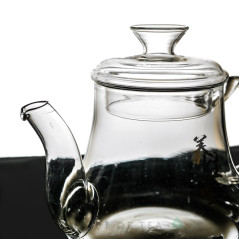 Чайник для воды "Иероглифы", огнеупорное стекло, 1200 мл