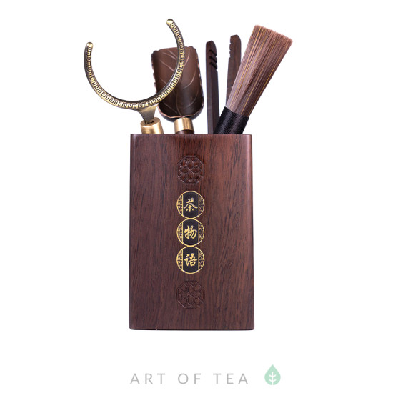 Инструменты для чайной церемонии #30, тёмное дерево