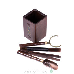Инструменты для чайной церемонии #30, тёмное дерево