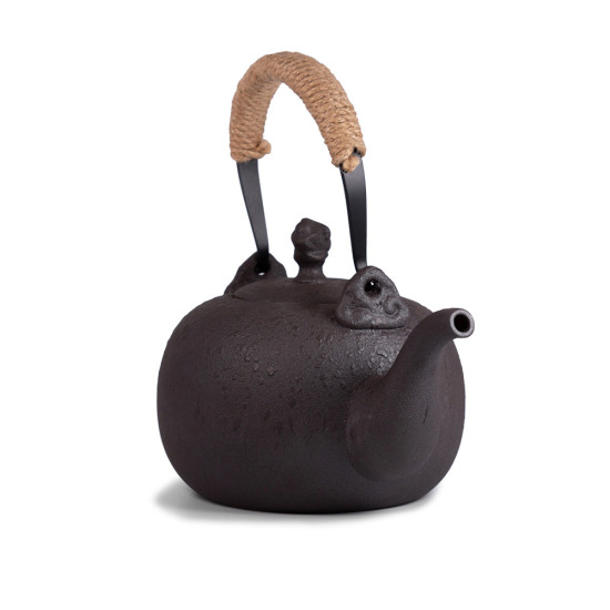 Чайник для воды, огнеупорная керамика, чёрный #1