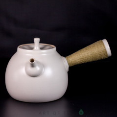 Чайник для воды, огнеупорная керамика, белая глазурь #1