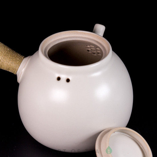 Чайник для воды, огнеупорная керамика, белая глазурь #1