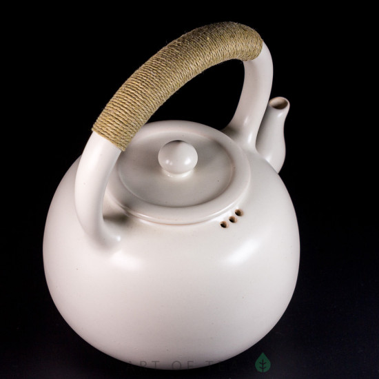 Чайник для воды, огнеупорная керамика, белая глазурь #2 
