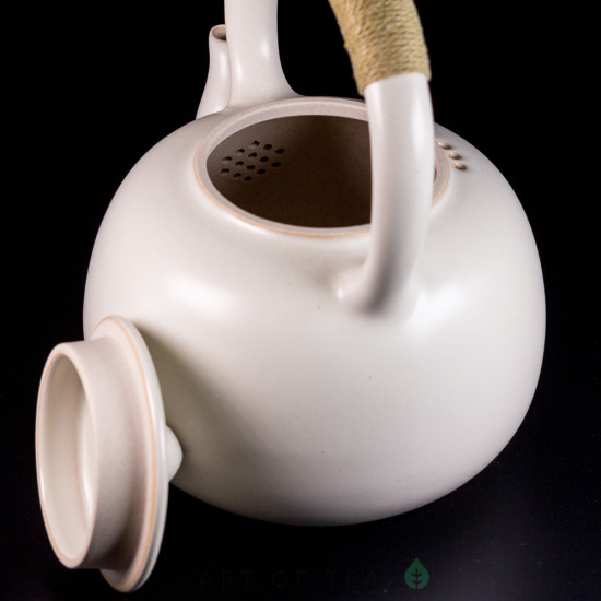 Чайник для воды, огнеупорная керамика, белая глазурь #2 