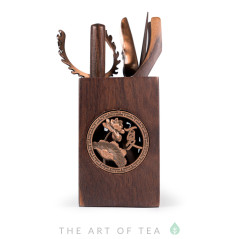 Инструменты для чайной церемонии #28, тёмное дерево