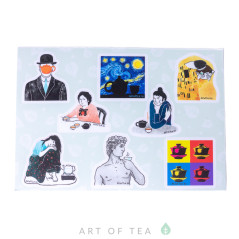 Набор стикеров (стикерпак) "Искусство чая" Art of Tea