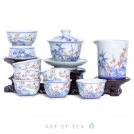Набор для чайной церемонии «Мэй Хуа» S93, 9 предметов