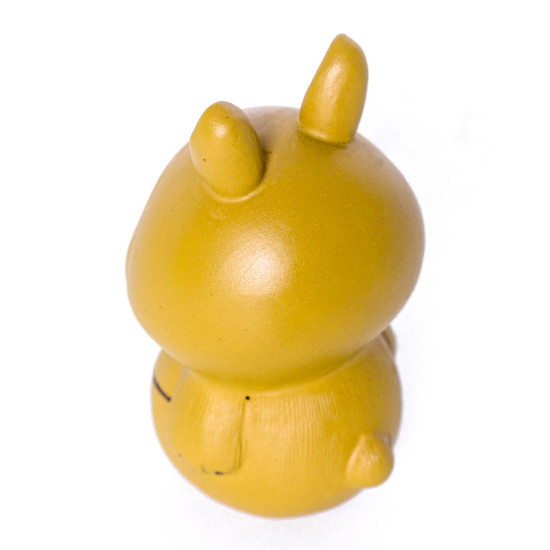 Фигурка Кролик в капюшоне 448, желтый, 9 см