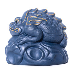 Фигурка Синий дракон на камне 453, 8 см