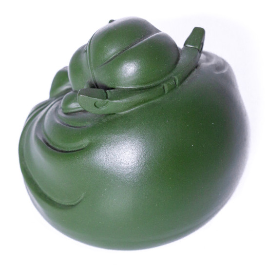 Фигурка Зеленый монах, исинская глина, 8 см