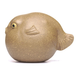Фигурка Песочная Рыба Фугу 501, глина, 7 см