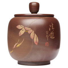 Чайница Стремление Лотоса, цзяньшуйская керамика, 480 мл