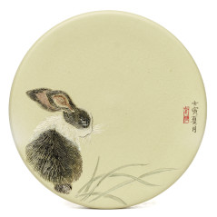 Подставка Кролик, цзяньшуйская керамика, 8 см