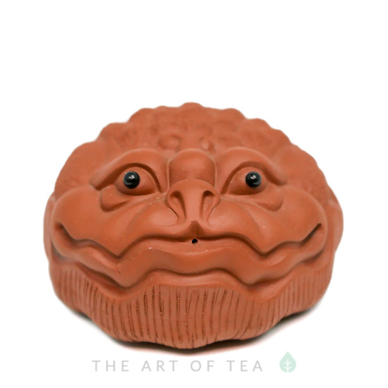 Чайная фигурка Жаба на Лотосе, глина