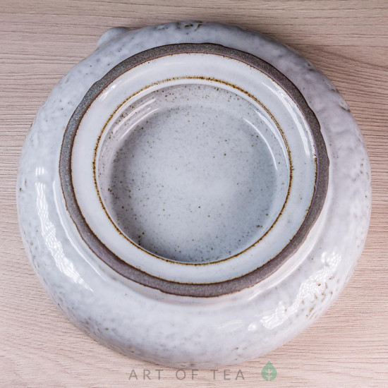 Чайный пруд Снег, керамика, 14 см