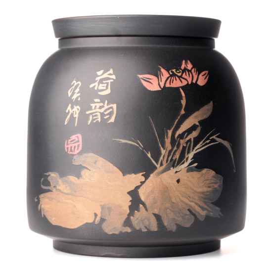Чайница Цветок Лотоса, цзяньшуйская керамика, 300 мл