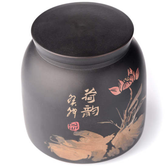 Чайница Цветок Лотоса, цзяньшуйская керамика, 300 мл