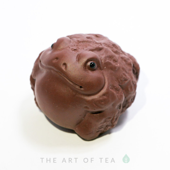 Чайная фигурка Жаба малая  #1, глина