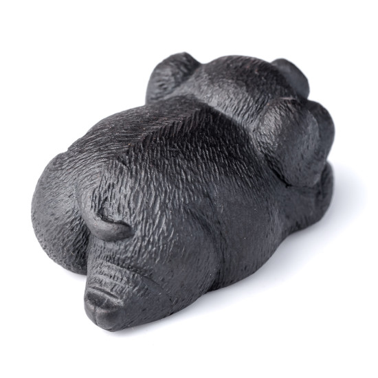 Фигурка Игривая свинка 472, глина, 4 см