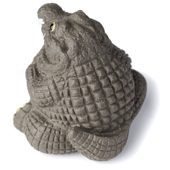 Фигурка Созерцающий Крокодил 493, глина, 5 см