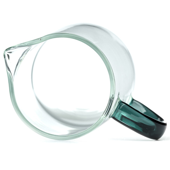 Чахай Цилиндр с зелёной ручкой, стекло, 300 мл