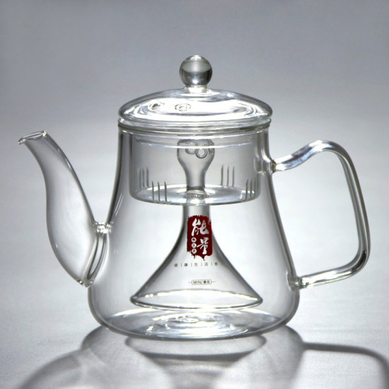 Чайник-сифон для варки чая, огнеупорное стекло, 1000 мл