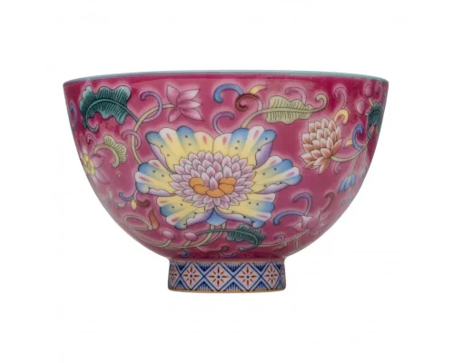 Пиала Малиновый Сад 1608, фарфор, 120 мл