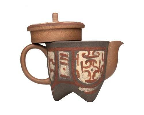 Чайник из исинской глины т1304, 140 мл