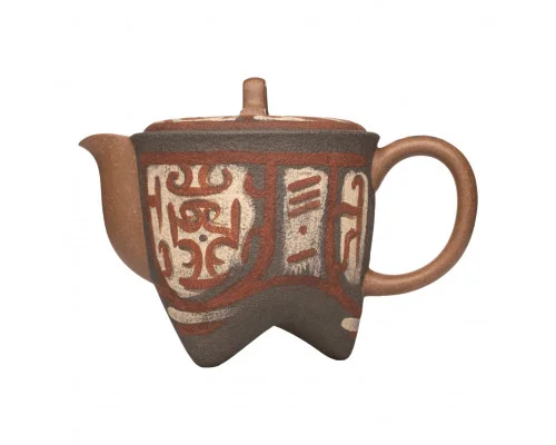 Чайник из исинской глины т1304, 140 мл