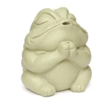 Фигурка Медитирующая Жаба 569, глина, 6 см