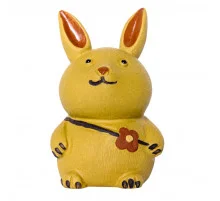 Фигурка Кролик с цветком 451, 9 см