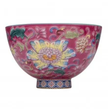 Пиала Малиновый Сад 1608, фарфор, 120 мл