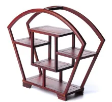 Полочка для чайной посуды Трапеция #9, дерево, 42*33*11 см